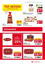Transgourmet Flugblatt woche 39 Seite 21: Mirabell Mozarttaler €23,51, Chio Maxi Mix €3,49