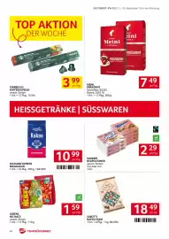 Transgourmet Flugblatt woche 39 Seite 22: Meinl Präsident €7,49, Suchard Express Backkakao €10,99