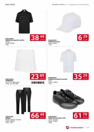 Transgourmet Flugblatt woche 39 Seite 27: Karlowsky Vorbinder €23,89, Karlowsky Herren Kochjacke Gustav weiss €29,00
