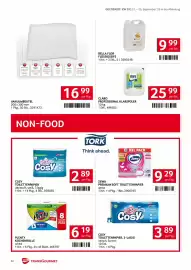 Transgourmet Flugblatt woche 39 Seite 30: Plenty Küchenrolle white €6,19, Cosy Toilettenpapier €3,89