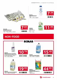 Transgourmet Flugblatt woche 39 Seite 31: Ecolab Topclin Machine Detergent €19,99, Pap Star Erfrischungstuch €7,69