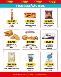 Catálogo Autoservicio Capo Página 5: Grangys medallones / nugets / tiritas jamón y queso €9.999,00