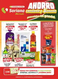Folleto Soriana Híper semana 37 Página 1: Paquete Ahorres €64,90, Milpa Real Tostadas Onduladas €3.490,00