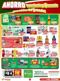 Folleto Soriana Híper semana 37 Página 3: Whisky Johnnie Walker red label €199,00, Gamesa HotCakes tradicionales €20,00