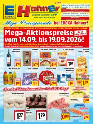 EDEKA Hahner (gültig bis 19-09)