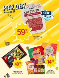 Coop Prix kundeavis uke 38 Side 3: Coop Taco €14,90, Findus Wok Classic €49,90