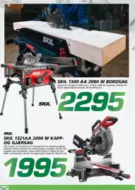 Coop Byggmix kundeavis Side 6: Skil 1321AA 2000 w kapp-og gjærsag €1.995,00, Skil 1340 aa 2000 w bordsag €2.295,00