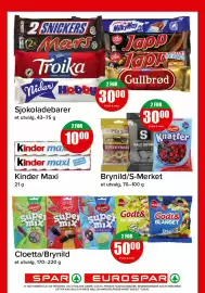 Spar kundeavis Side 11: Cloetta/Brynild €50,00, Brynild/S-Merket €30,00