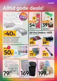 Gigaboks kundeavis uke 38 Side 6: Umbro drikkebelte €89,40, Kosedyr kanin 70 cm €199,00