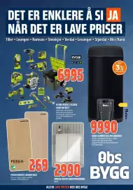 Obs Bygg kundeavis Side 1: Pergo odense laminatgulv €269,00, Høiax Connected 200 Bereder €9.990,00