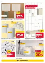 Rusta kundeavis uke 38 Side 12: LED-lys Ystad €69,90, Oppslagstavle med 6 tilbehørsdeler €99,90