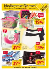 Rusta kundeavis uke 38 Side 15: Toms Yankie sjokolade, Medlemspris, Truser Sloggi Zero Feel, Medlemspris