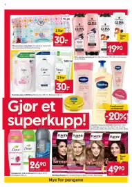 Rusta kundeavis uke 38 Side 2: Deodorant, roll-on Dove €26,90, Vaseline hele sortimentet €17,90