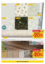 Rusta kundeavis uke 38 Side 4: Alle tapeter, Medlemspris €159,00, Laminatgulv €99,90