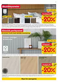 Rusta kundeavis uke 38 Side 5: Perlepanel, Medlemspris, Akustikkpaneler, Medlemspris €49,90