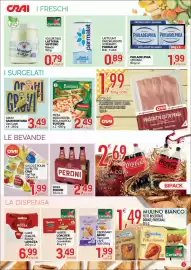 Volantino Crai settimana 37 Pagina 3: Cruvi Sammontana Vari Gusti €3,49, Latte UHT parzialmente scremato Parmalat €0,89