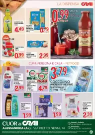 Volantino Crai settimana 37 Pagina 4: Pasta di semola De Cecco €0,79, Assorbenti Seta Ultra Lines €1,99