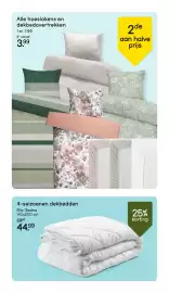 Leen Bakker folder Pagina 14: 4-seizoenen dekbedden €44,99, Hoeslakens en dekbedovertrekken €3,99