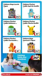 Kruidvat folder week 38 Pagina 13: Pokemon pluchen cuddle pikachu knuffel €9,99, Pokemon mega charizard y figuur €21,99