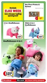 Kruidvat folder week 38 Pagina 18: Stitch knuffelkussen €12,99, 2-in-1 knuffelkussen €12,99