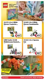 Kruidvat folder week 38 Pagina 24: 31165 3-in-1 Wilde Dieren: Pandafamilie €37,99, 31163 3-in-1 speelse kat €22,99