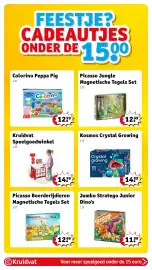 Kruidvat folder week 38 Pagina 4: Jumbo Stratego Junior Dino's €11,99, Kruidvat Speelgoedwinkel €14,99
