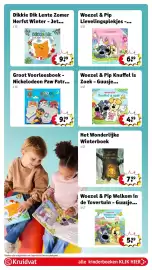 Kruidvat folder week 38 Pagina 41: Woezel & Pip Knuffel is zoek €4,99, Het wonderlijke winterboek €7,99
