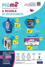Volantino PiùMe Pagina 1: Tenderly carta igienica petali €4,99, Piùme Bagnoschiuma €1,49