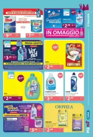 Volantino PiùMe Pagina 19: Chanteclair i concentrati profuma biancheria €3,49, Piùme Anticalcare in gel per lavatrice €2,49