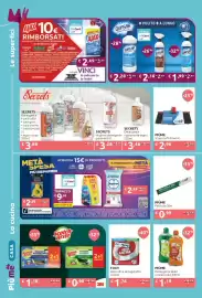 Volantino PiùMe Pagina 24: Pellicola 30m €0,99, Piùme Detergente piatti concentrato €1,19