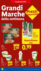 Volantino Lidl settimana 38 Pagina 18: SKIPPER ZERO Succo di frutta senza zuccheri €0,99, MILK Kefir cremoso Bainco €1,29
