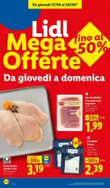 Volantino Lidl settimana 38 Pagina 2: Dal Salumiere Prosciutto crudo stagionato €1,99