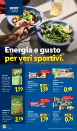 Volantino Lidl settimana 38 Pagina 22: ALESTO Protein Mix €1,99, RICE UP! Barretta con riso soffiato €0,49