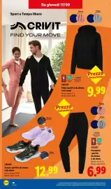 Volantino Lidl settimana 38 Pagina 24: CRIVIT €9,99, Crivit Pantaloni sportivi da donna o da uomo €6,99