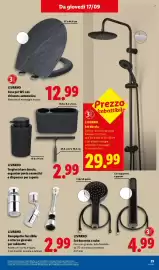 Volantino Lidl settimana 38 Pagina 31: Livarno Set doccia €29,99, LIVARNO Set doccetta e tubo €4,99
