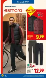 Volantino Lidl settimana 38 Pagina 34: ESMARA MEN Pantaloni cargo da uomo €12,99, Esmara MEN €9,99