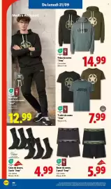 Volantino Lidl settimana 38 Pagina 36: Felpa da uomo 'Jeep' €14,99, Pantaloni sportivi da uomo 'Jeep' €12,99