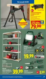 Volantino Lidl settimana 38 Pagina 39: Parkside Performance Cavalletto per carichi pesanti €79,00