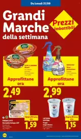 Volantino Lidl settimana 38 Pagina 40: PARMACOTTO Mortadella Bologna IGP €1,59, Viva La Mamma Risotto €2,49