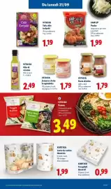 Volantino Lidl settimana 38 Pagina 43: KARTIKA Tovaglioli decorati €0,99, Vitasia Zenzero a fette in agrodolce €1,79
