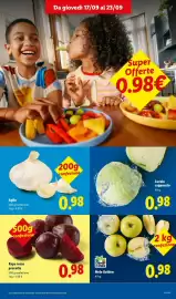 Volantino Lidl settimana 38 Pagina 3: Aglio €0,98, Cavolo Cappuccio €0,98