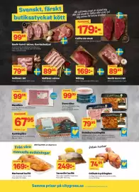 City Gross reklamblad vecka 38 Sida 2: Sidfläsk i bit €79,95, Benfri karré i bit €89,95