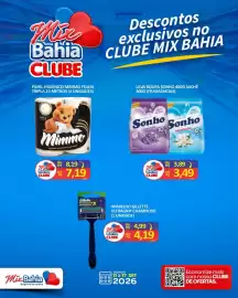 Encarte Mix Bahia Página 1: Papel higiênico mimmo folha tripla €7,19, Aparelho gillette ultragrip champions €4,19