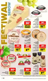 Carrefour Market gazetka Strona 34: Ser LANGRES, TRIPLE CREME GERMAIN €19,54, Ser żółty BURSZTYN, SZAFIR, RUBIN €9,85
