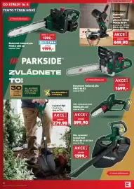 Kaufland leták týden 38 Strana 14: Aku vysavač/foukač listí PLSA 40-Li D3 3v1 €1.399,00