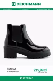 Deichmann gazetka tydzień 38 Strona 2: Botki chelsea Catwalk €219,99