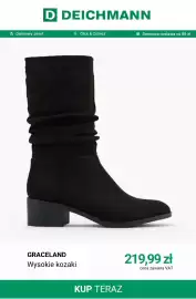 Deichmann gazetka tydzień 38 Strona 9: Wysokie kozaki Graceland €219,99
