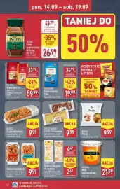 ALDI gazetka tydzień 38 Strona 14: Pty sie Brześć €9,99, Ciasto z kruszonką €9,99