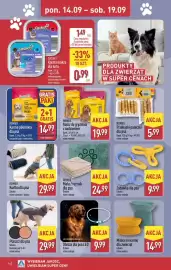 ALDI gazetka tydzień 38 Strona 16: Zabawka dla psa Sztuka €9,99, Miska na karmę dla zwierząt €14,99