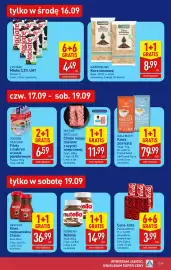 ALDI gazetka tydzień 38 Strona 19: Nutella €14,99, Golden Seafood Filety z makreli w sosie pomidorowym €6,59
